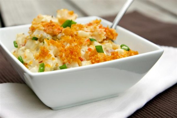 Buffalo Chicken Potato Casserole