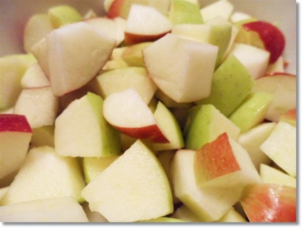 Chopped Apples